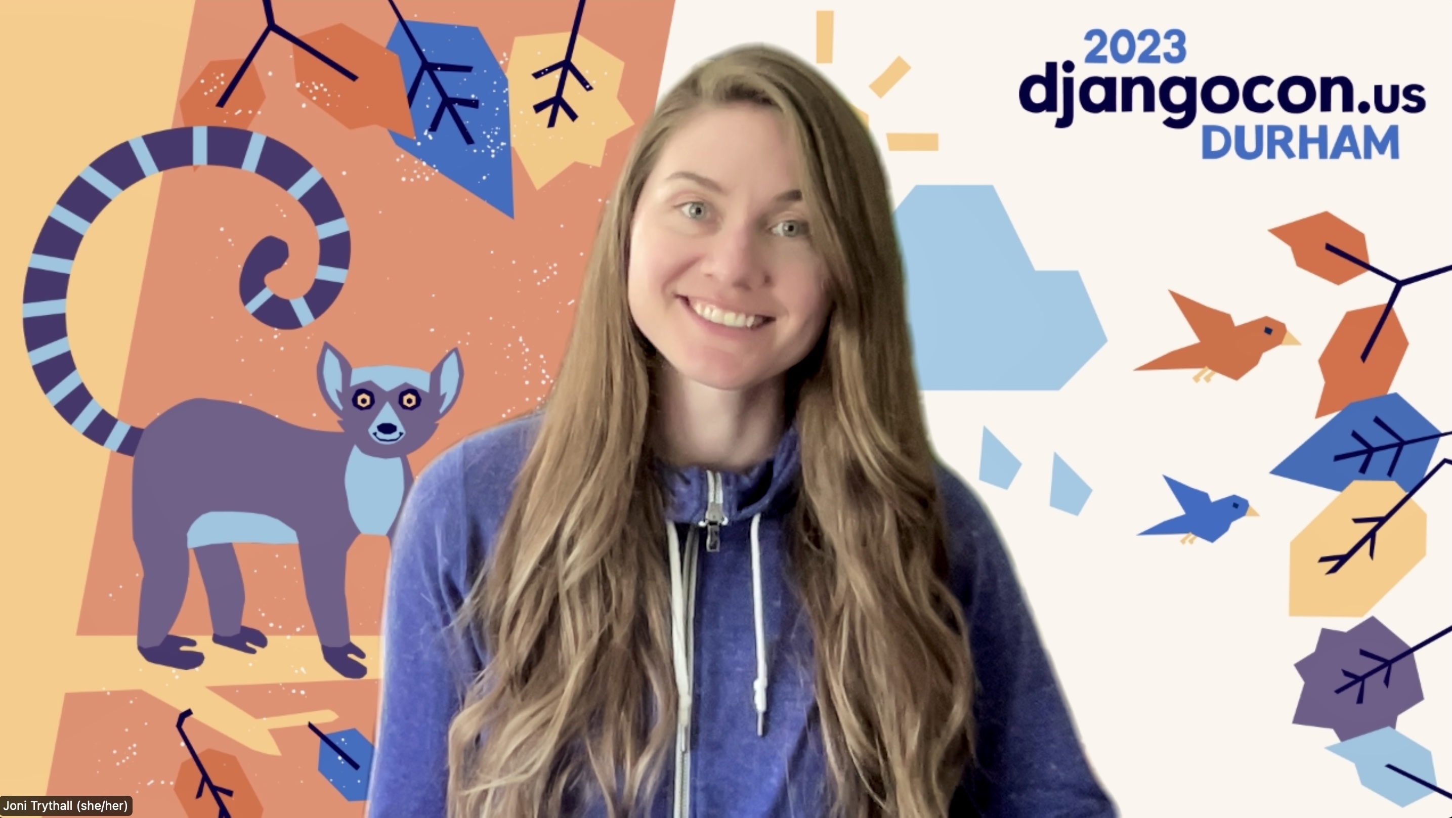 Joni Tryhall, YupGup Design Lead for DjangoCon US 2023