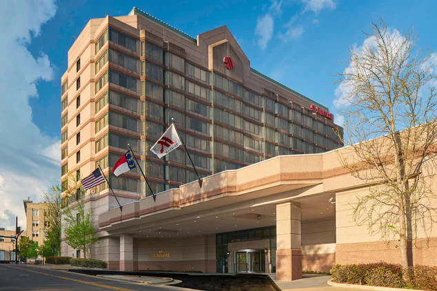 Exterior photo of Durham Marriott City Center